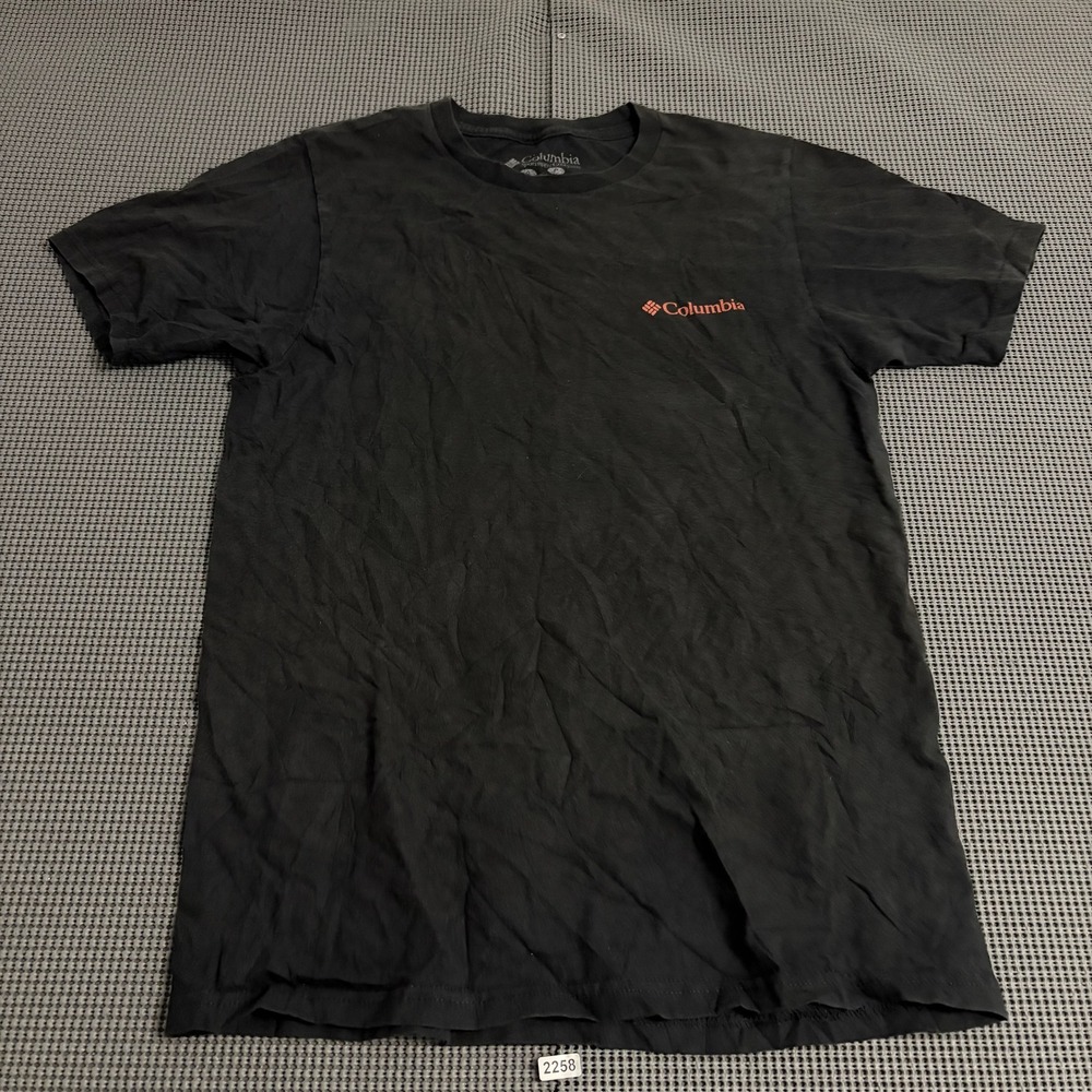 Columbia Sportswear Mens Small Black Graphic T-Shirt Off-Road 4x4 Truck Cotton